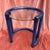 Mid-Century Modern Round Glass and Wooden Side Table, 1970s For Sale - Image 9 of 16