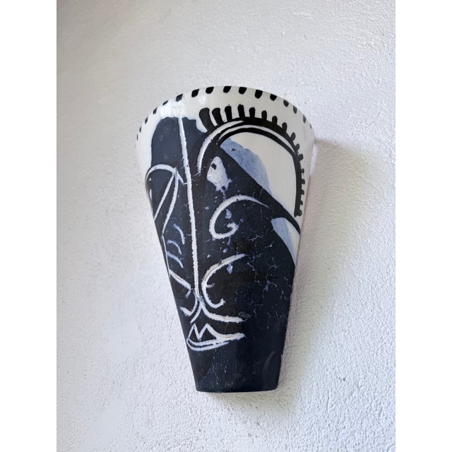 Ceramic Wall Light from Vallauris, 1990s For Sale - Image 10 of 18