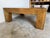 1980s Postmodern Parsons-Style Checkered Top Wood Coffee Table For Sale - Image 10 of 12