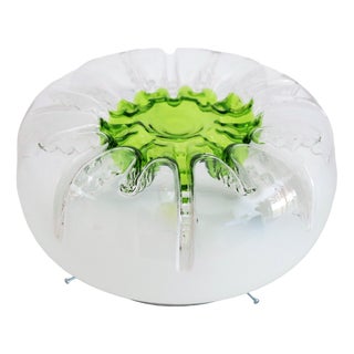 Italian Flush Mount in Murano Glass, 1980s For Sale