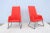 Contemporary Contemporary Modern Rouillard Solo High Back Red Lounge Chairs - a Pair For Sale - Image 3 of 13