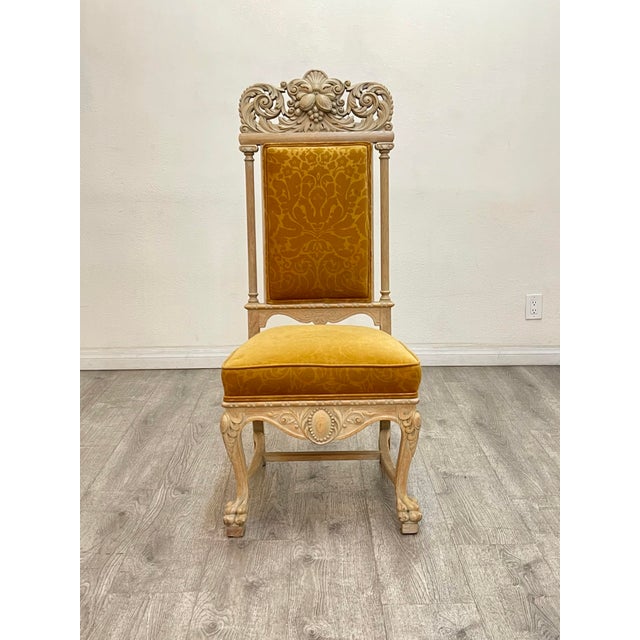 Set of Four French Style Dining Chairs For Sale In Los Angeles - Image 6 of 10