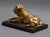 19th Century English Bronze Mastiff Dog Figure on a Stone Stand For Sale - Image 3 of 10