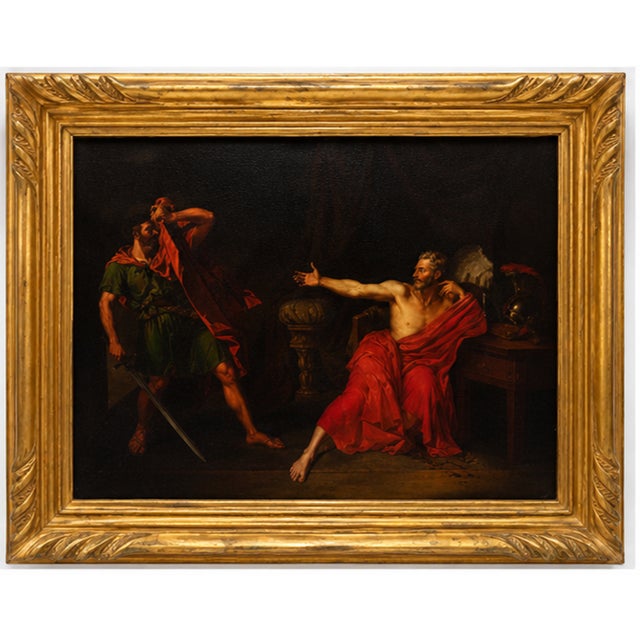 Marius at Minturnae French School, First Half of the 19th Century After Jean-Germain Drouais (1763–1788) Oil on Canvas...