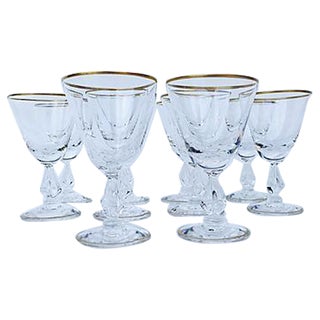 Fostoria Crystal Cordial Glasses - Set of 10 For Sale