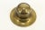 1920-30's Art Deco Brass Capstan Inkwell With Spring Lid For Sale - Image 4 of 14