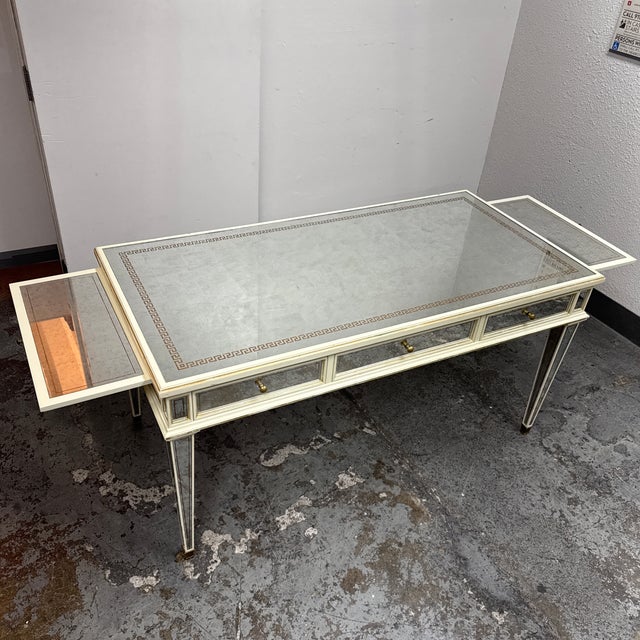 Glass Century Furniture Monarch Jenna Desk For Sale - Image 7 of 12