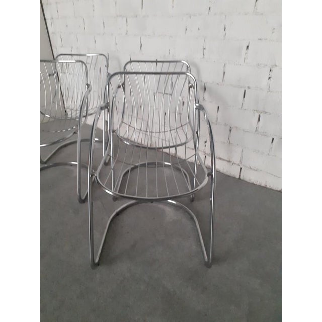 Chairs attributed to Gastone Rinaldi, Set of 4 For Sale - Image 3 of 7