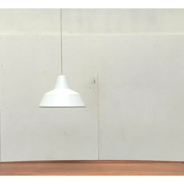 White Mid-Century Danish Pendant Lamp from Louis Poulsen, 1960s For Sale - Image 8 of 13