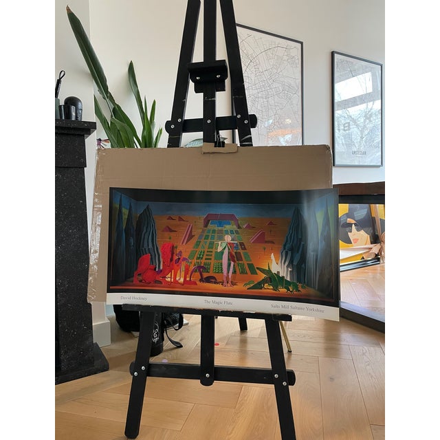 Contemporary David Hockney - The Magic Flute Poster, 1983, Copyright David Hockney 2001, Printed in the Uk For Sale - Image 3 of 14
