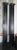 Antique Victorian wooden fluted columns. 8' 2" tall (98" tall) and 14" square footed bases. Hollow pine wooden shafts with...