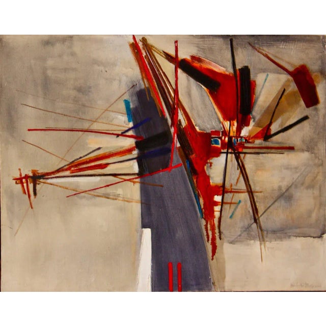 Early 21st Century Huguette Arthur-Bertrand painting ''Kablonn - Powanu'' 1959 For Sale - Image 5 of 5