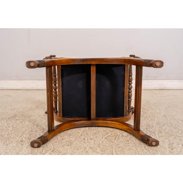 Theodore Alexander Rams Head Regency Mahogany Bench For Sale - Image 14 of 14
