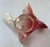 Murano Red With Gold Flakes Bird Attraction to Barbini For Sale - Image 11 of 12