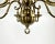 Large Vintage Chandelier in Gilt Bronze by Deknudt Belgium, 1970s For Sale - Image 6 of 10