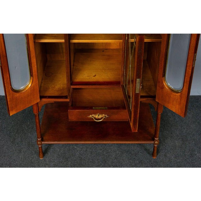 Vinrage Brown Wooden Cabinet For Sale - Image 14 of 18