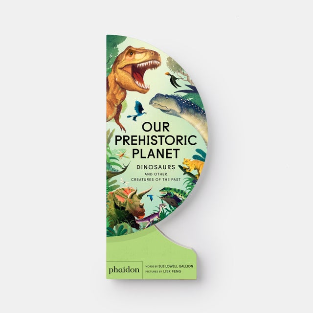 A rhyming, read-aloud introduction to dinosaurs and early life on our planet that, when opened up and folded back, creates...