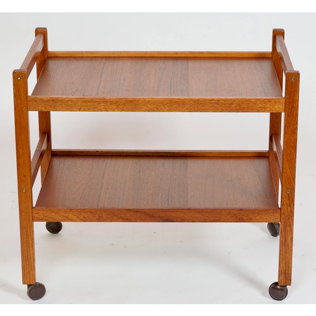 Brdr. Furbo Mid 20th Century BRDR Furbo Teak Serving Cart For Sale - Image 4 of 12