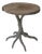 Michael Fogg Faux Bois Round Bistro Table For Sale