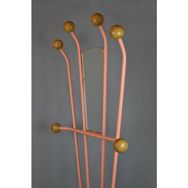 Beige French Coat Rack and Umbrella Stand, 1940s For Sale - Image 8 of 13