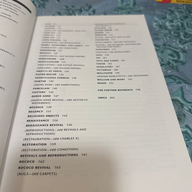Book AntiqueSpeak: A Guide to the Styles, Techniques, and Materials of the Decorative Arts, From the Renaissance to Art Deco For Sale In Minneapolis - Image 6 of 6