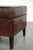 Dark Sheepskin Ottoman with Black Piping For Sale - Image 9 of 10