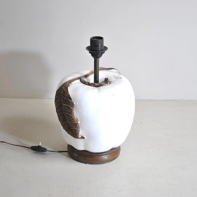 1960s Glazed Ceramic Table Lamp, 1960s For Sale - Image 5 of 9