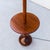 A newly restored Scandinavian modern floor lamp with integrated side table, produced in Denmark c. 1960s. The lamp is...