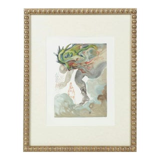 Salvador Dalí “Les Géants (The Giants)” Wood Engraving, Divine Comedy (1960–1964) For Sale