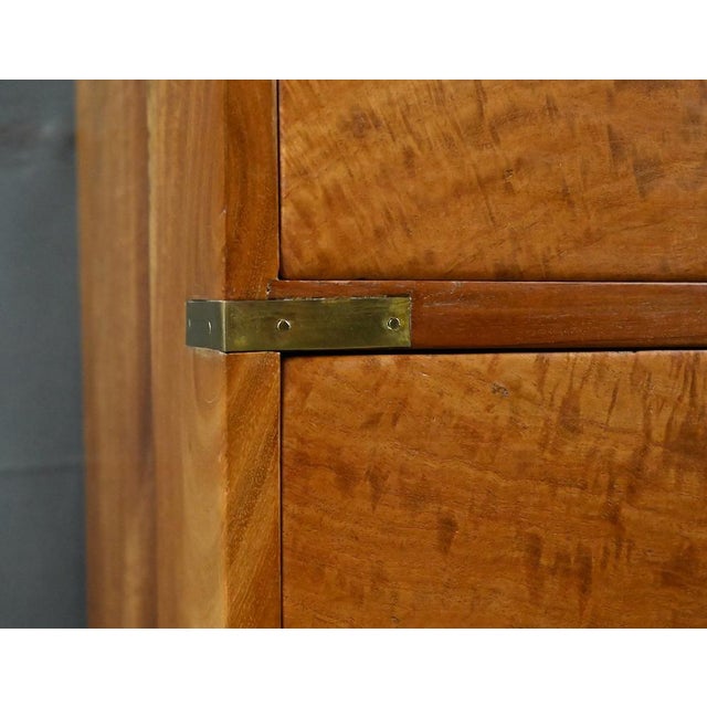 20th Century Mahogany Marine Chest of Drawers, India For Sale - Image 10 of 18