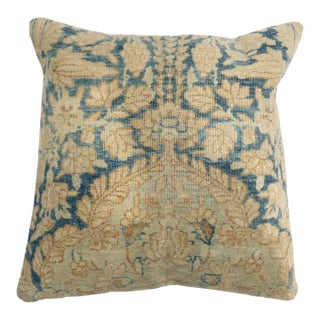 Early 20th Century Kerman Medallion Rug Pillow For Sale