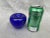 Glass Vintage Cobalt Blue Glass Apple Paper Weight For Sale - Image 7 of 8