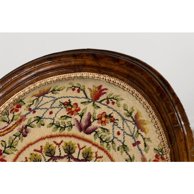 Set of Six 19th Century French Walnut Side Chairs, Louis XVI Style For Sale - Image 11 of 18