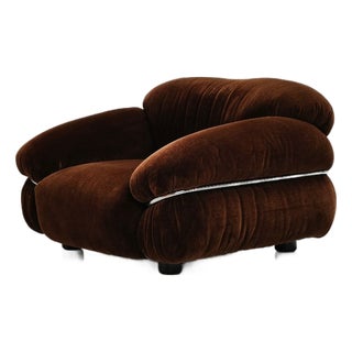 Sesann Lounge Chair by Gianfranco Frattini for Cassina, 1970s For Sale