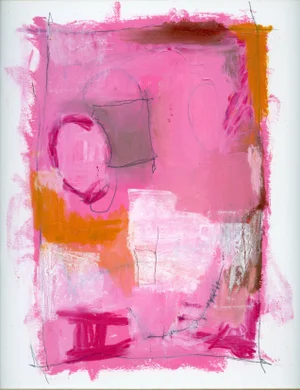 "Play Drawing #7" Contemporary Original Abstract Oil Painting by Vincent Salvati