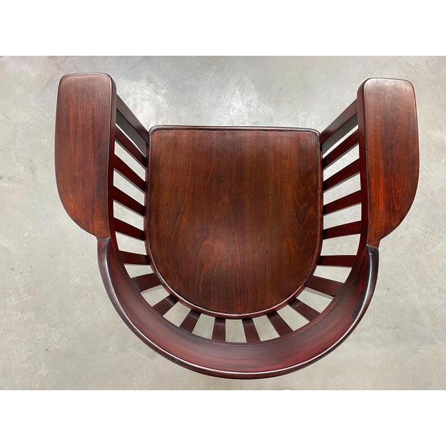 Elephant Desk Chair attributed to Josef Hoffmann for J&J Kohn, 1890s For Sale - Image 9 of 11