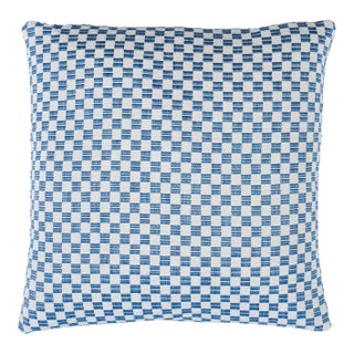 Schumacher Elkhart 16" Pillow In Blue For Sale