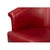 Red Leather Tub Chair For Sale In Raleigh - Image 6 of 11