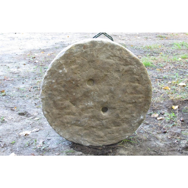 1930s Granite Mill Water Fountain Stone 3 For Sale - Image 4 of 7