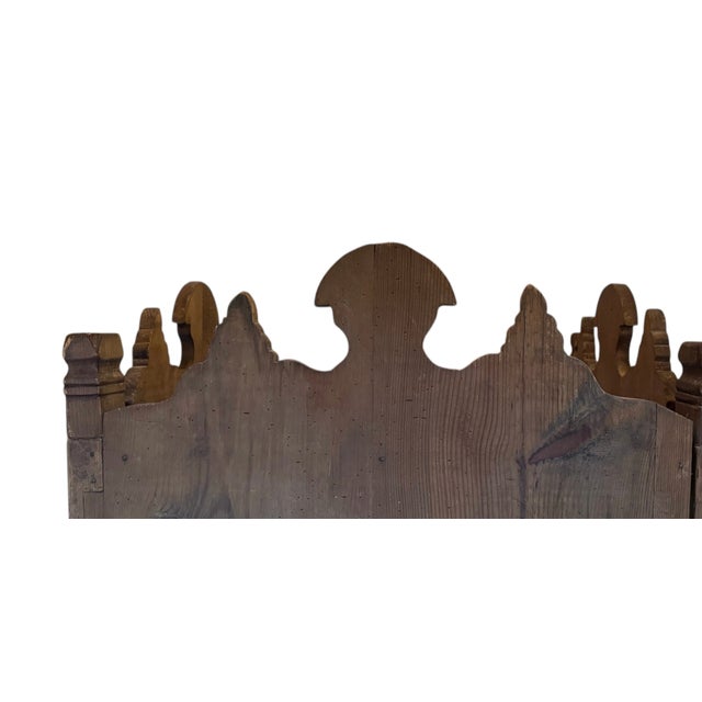 20th C. Latin American Confessional Chair in House of Hackney Velvet For Sale - Image 4 of 14
