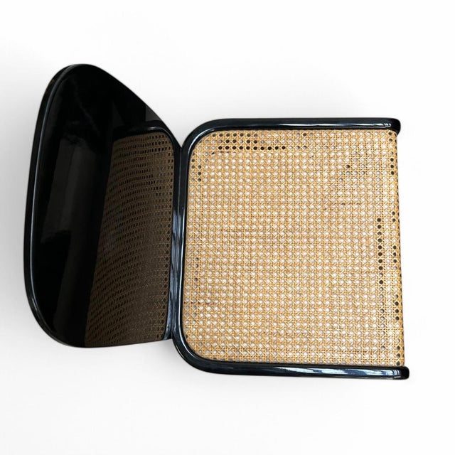 Game Table and Chairs in Lacquered Wood by Pierluigi Molinari, Milan, Italy, 1970s, Set of 5 For Sale - Image 6 of 8