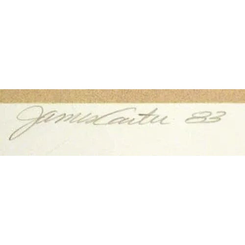 Impressionist James Carter "Still Life" Realist Still Life Signed Fine Art Serigraph For Sale - Image 3 of 4