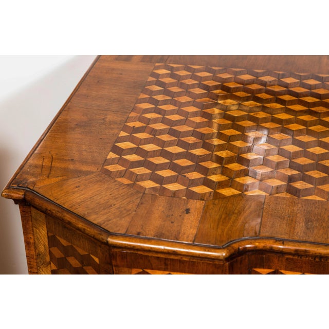 Parquetry Veneered Italian Commode, circa 1800 For Sale - Image 4 of 7