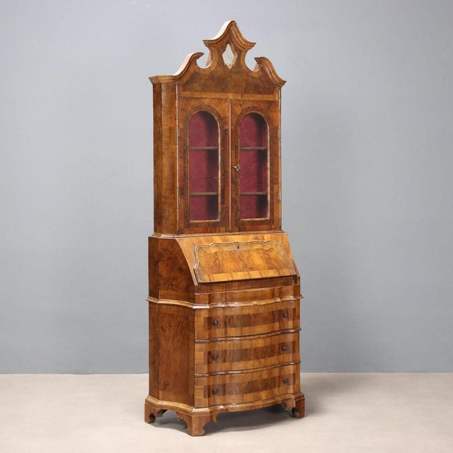 Secretaire in Walnut For Sale - Image 12 of 12