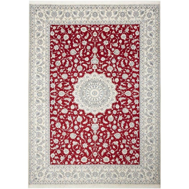 Nain Floral Pattern Rug For Sale - Image 8 of 8
