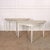 Cream Swedish Demi-Lune Console Tables, Set of 2 For Sale - Image 8 of 8