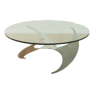 Vintage Propeller Coffee Table by Knut Hesterberg for Ronald Schmitt, 1960s For Sale