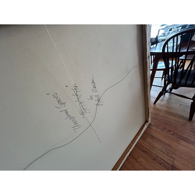 Blue Large Abstract Original Painting by Robert Hansen For Sale - Image 8 of 10