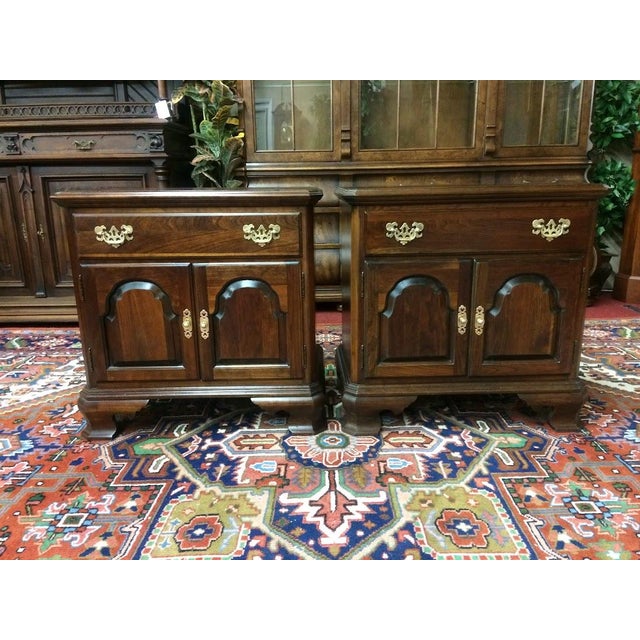 1980s Vintage Ethan Allen Furniture Nightstands a Pair Chairish