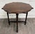 Vintage Jacobean Revival English Tudor Style Oak Side Table Lamp Table For Sale - Image 4 of 10